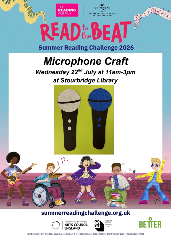 Stourbridge Library - Summer Reading Challenge: Microphone